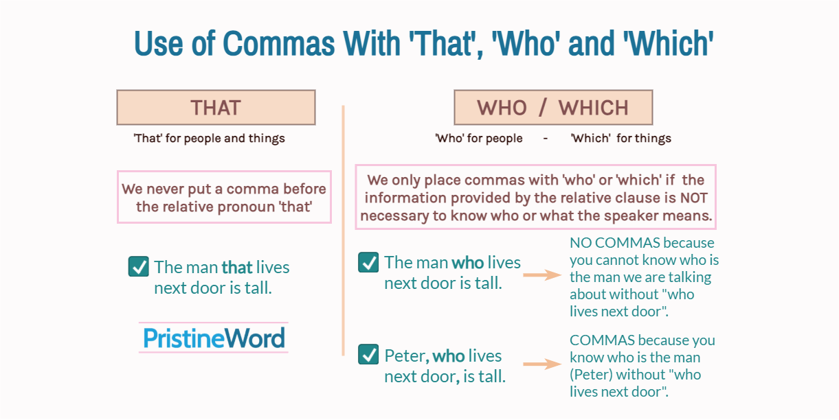 When to put a comma before which meaningkosh