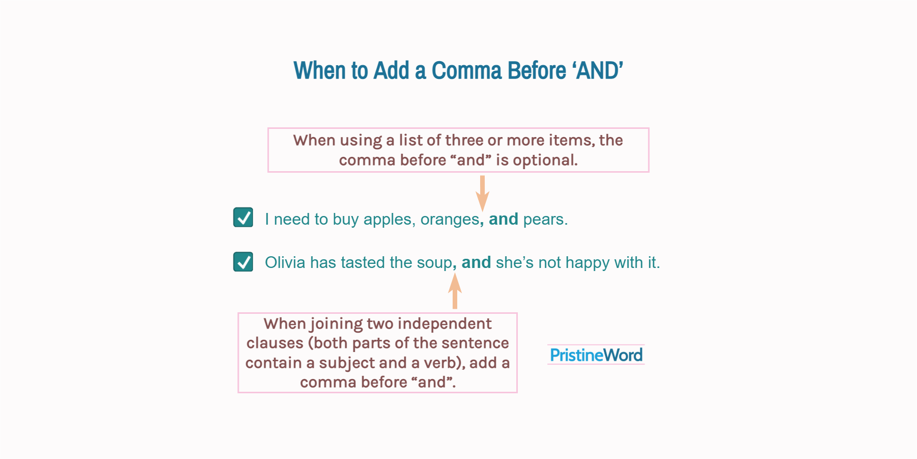 When to Add a Comma Before 'AND