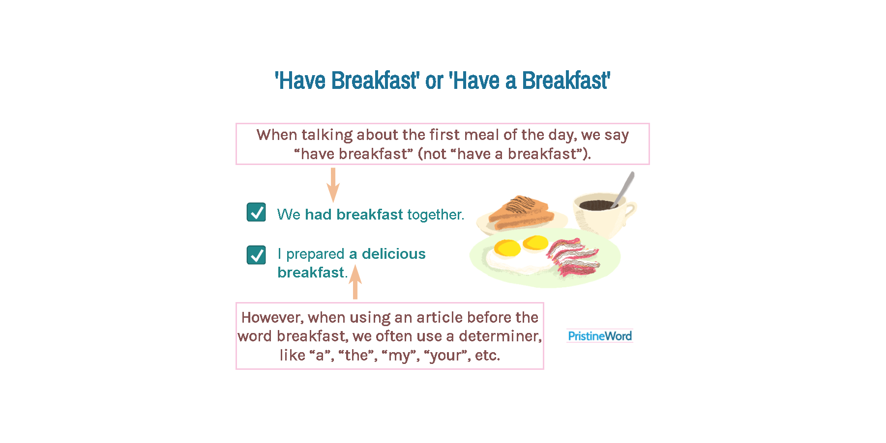 You shop have breakfast