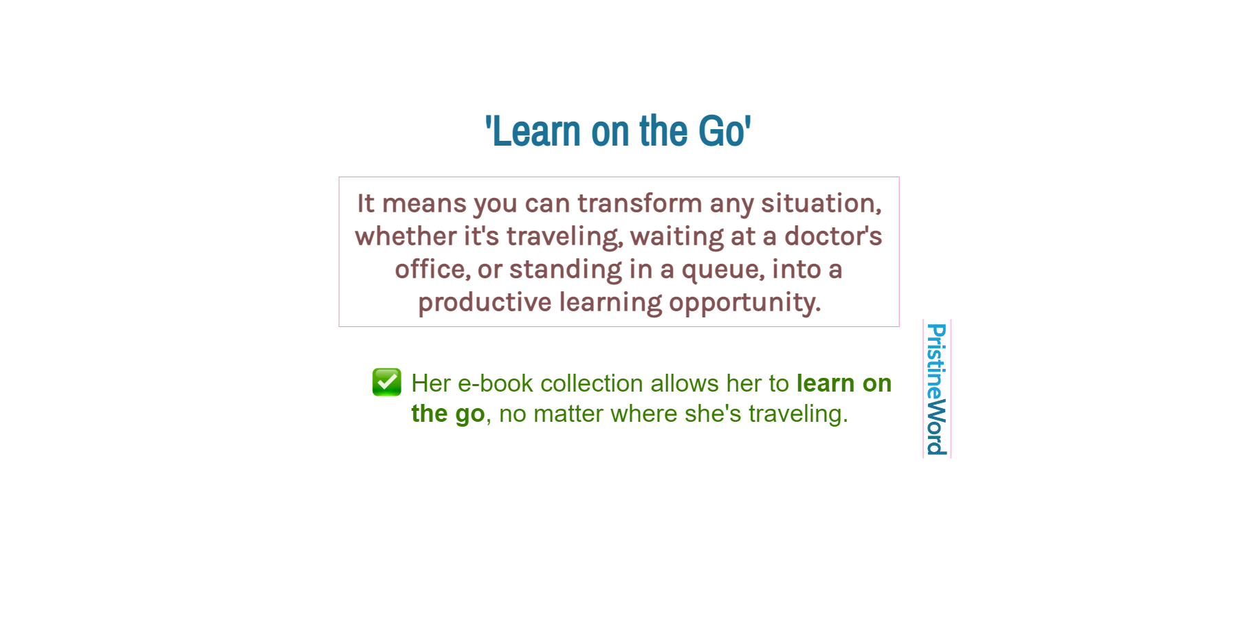 Learn On The Go Meaning And Usage learn-on-the-go-meaning-and-usage