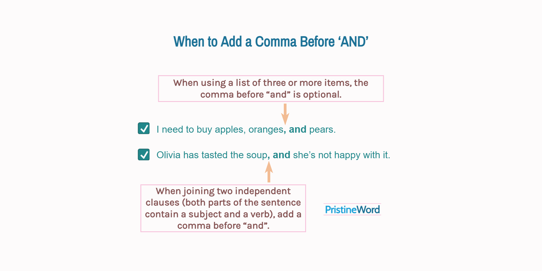 When to Add a Comma Before 'AND'