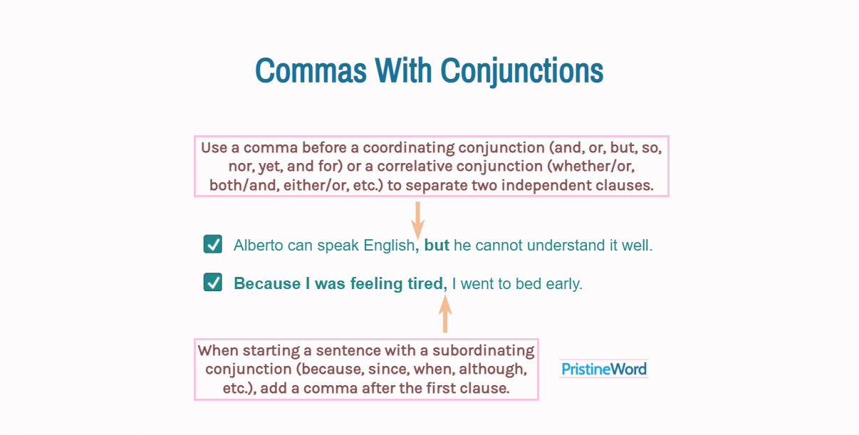 Comma Before Conjunction Worksheet