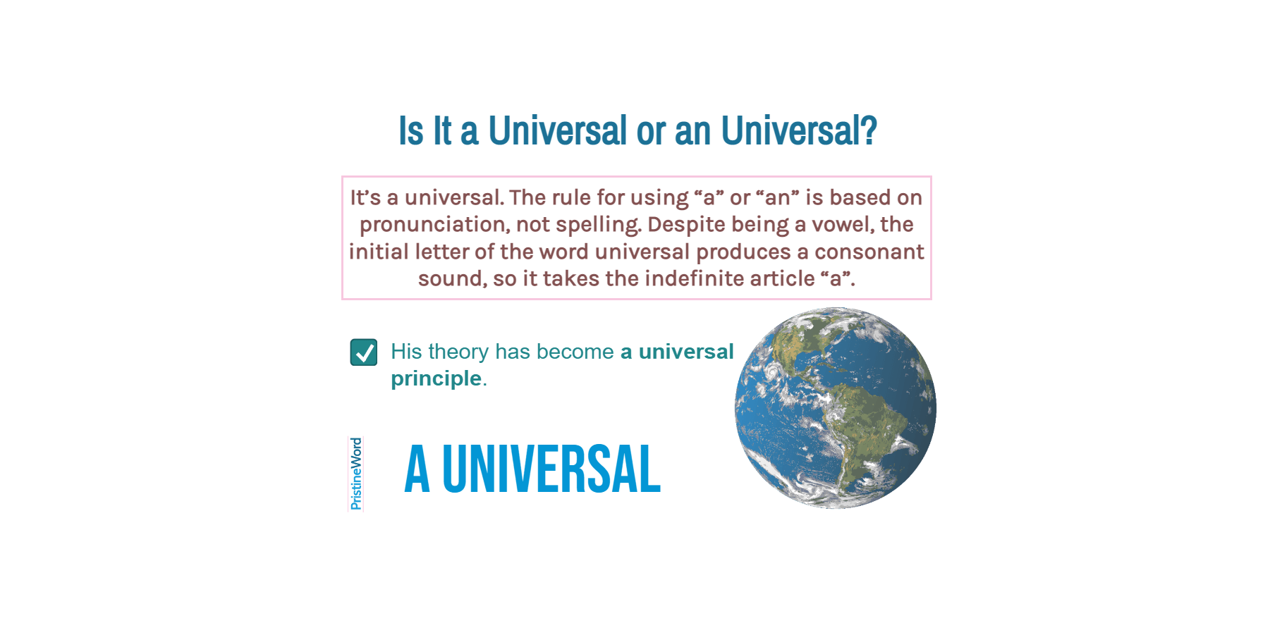 Is It a Universal or an Universal