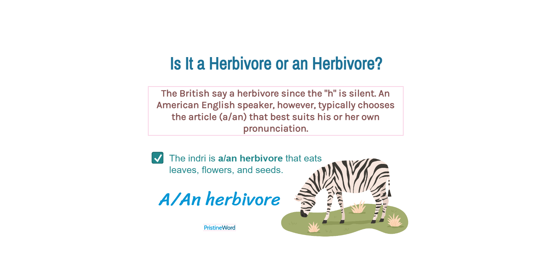 Is It a Herbivore or an Herbivore?