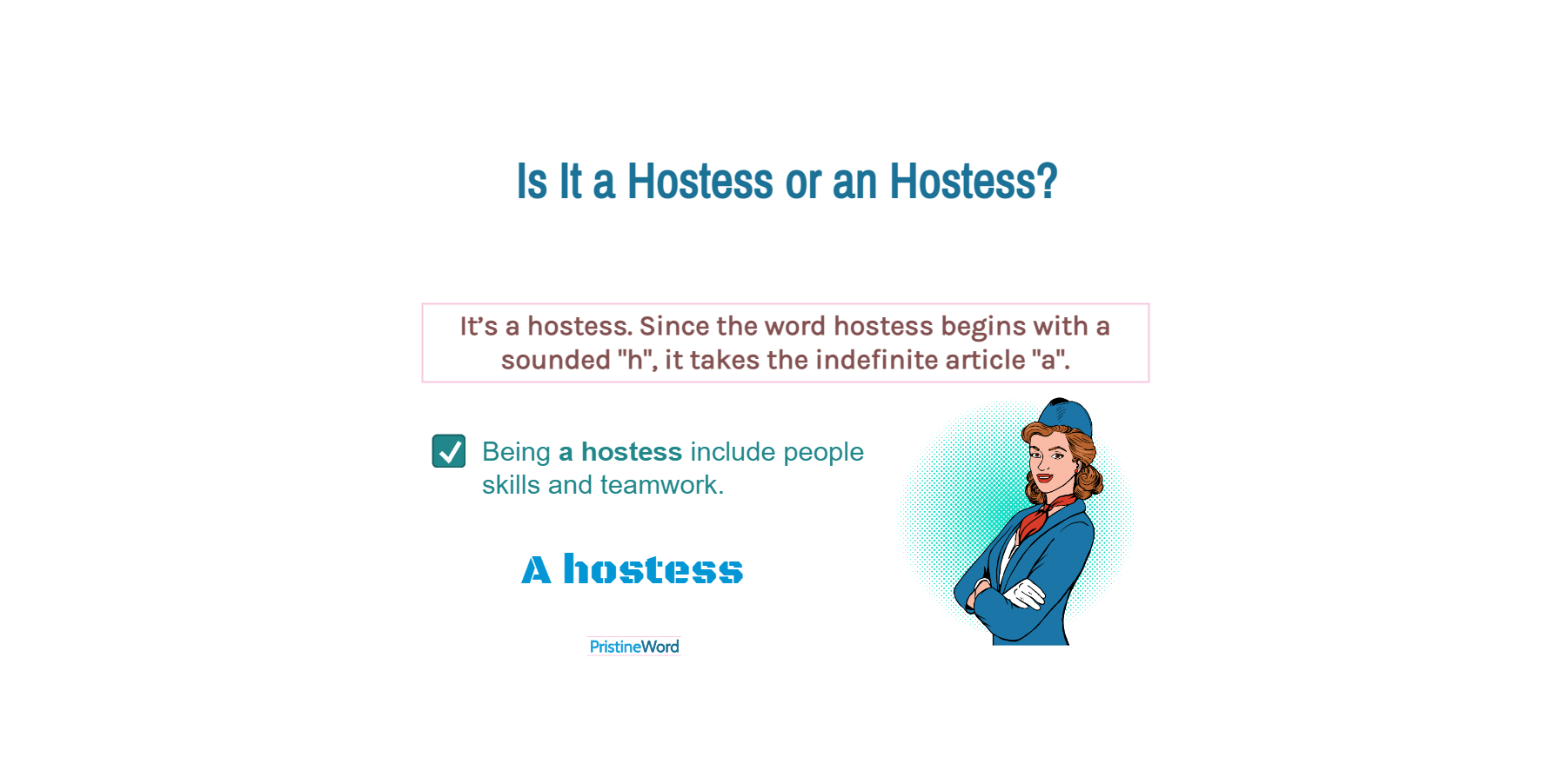 Is It a Hostess or an Hostess?