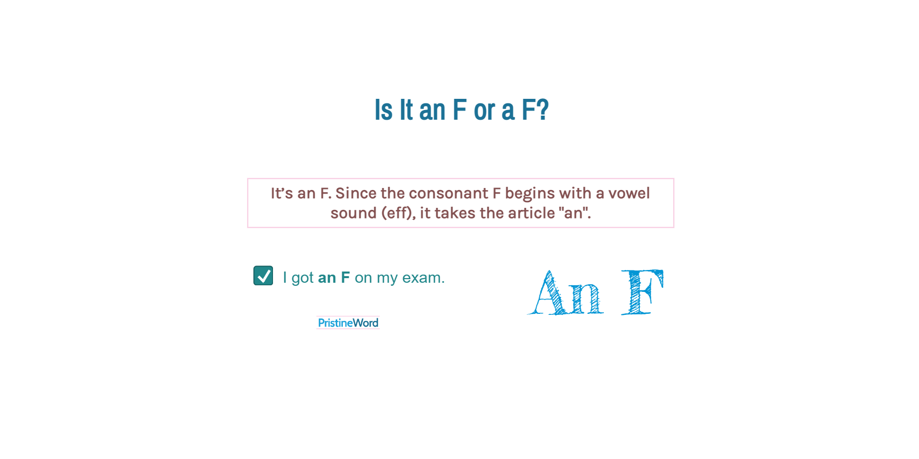 Is It an F or a F?