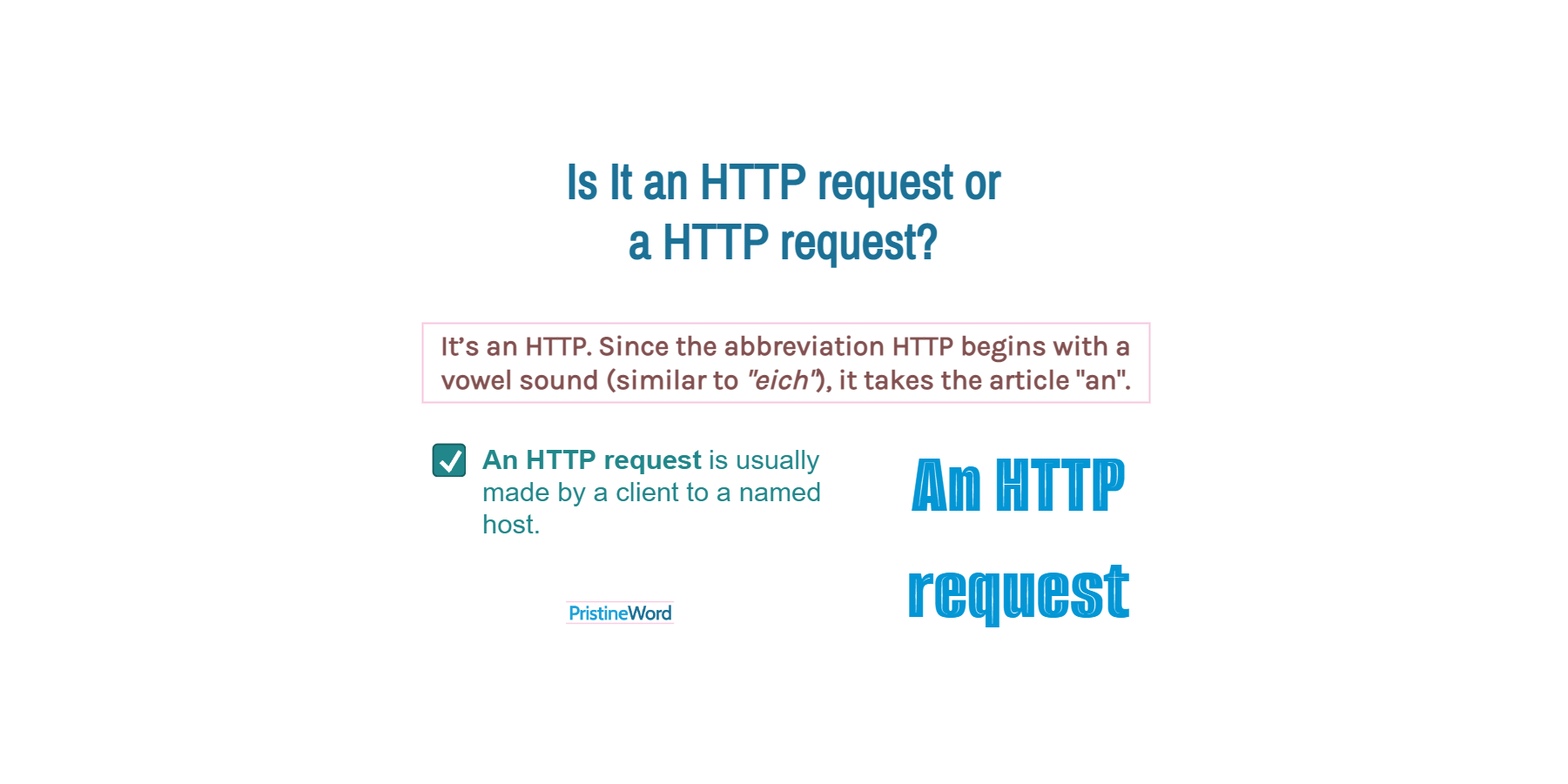 Is It an HTTP or a HTTP?