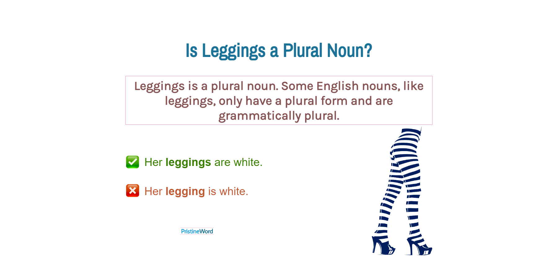 Is Leggings a Plural Noun?