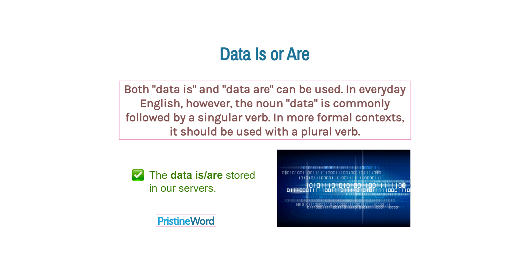  data is or data are which is correct 
